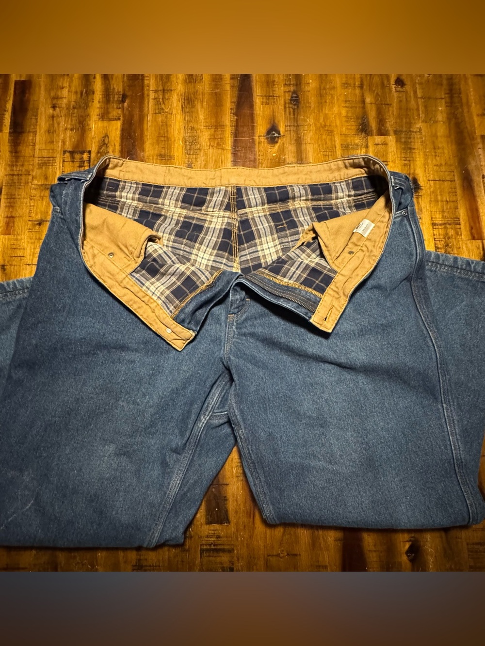 Duluth Men's Ballroom Flannel-Lined Relaxed Fit Jeans